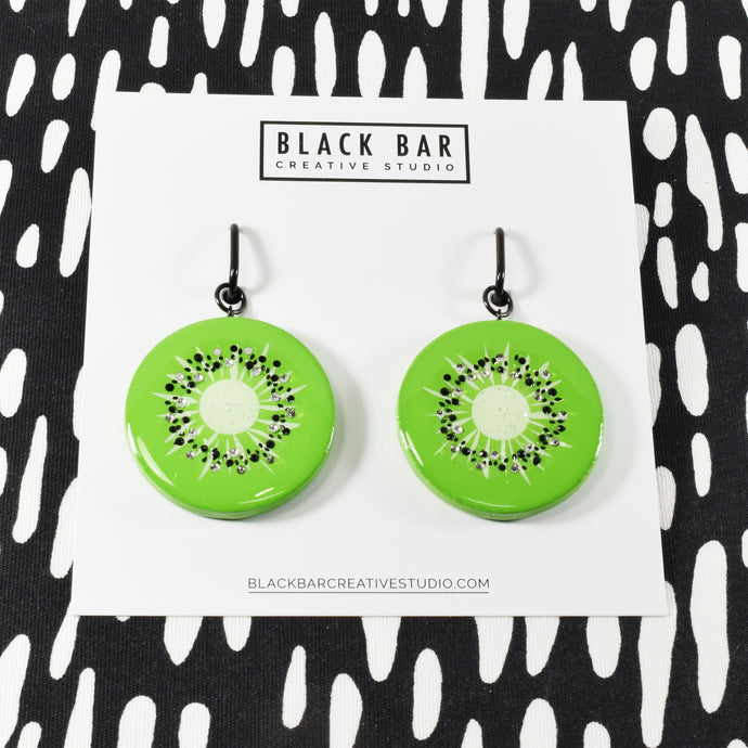 KIWI SLICE EARRINGS