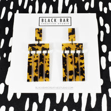 RECTANGLE DANGLE EARRINGS - MEDIUM - Available in various colors