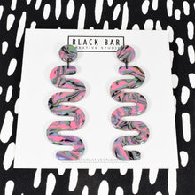 SQUIGGLE EARRINGS - XL - Available in various colors